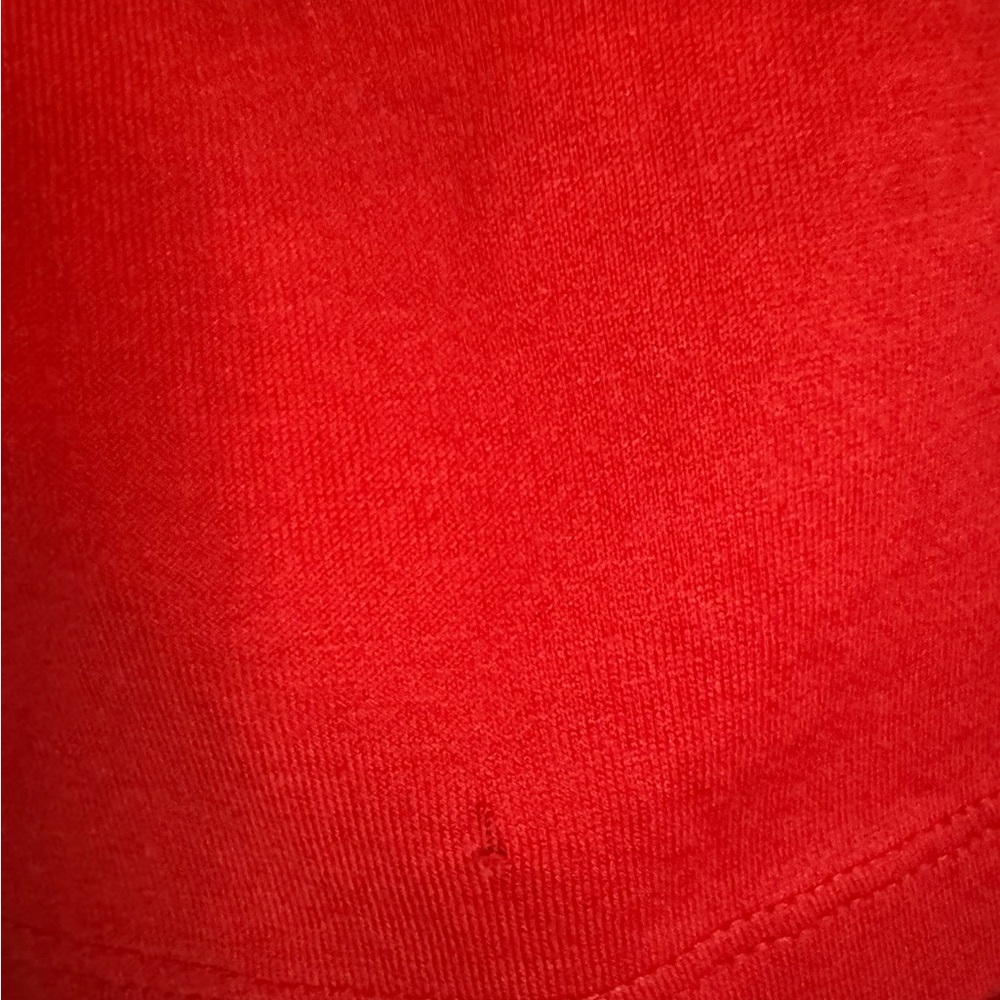 YSL YVES SAINT LAURENT RIVE GAUCHE LOGO TANK RED & GOLD SIZE M - Picture 7 of 9